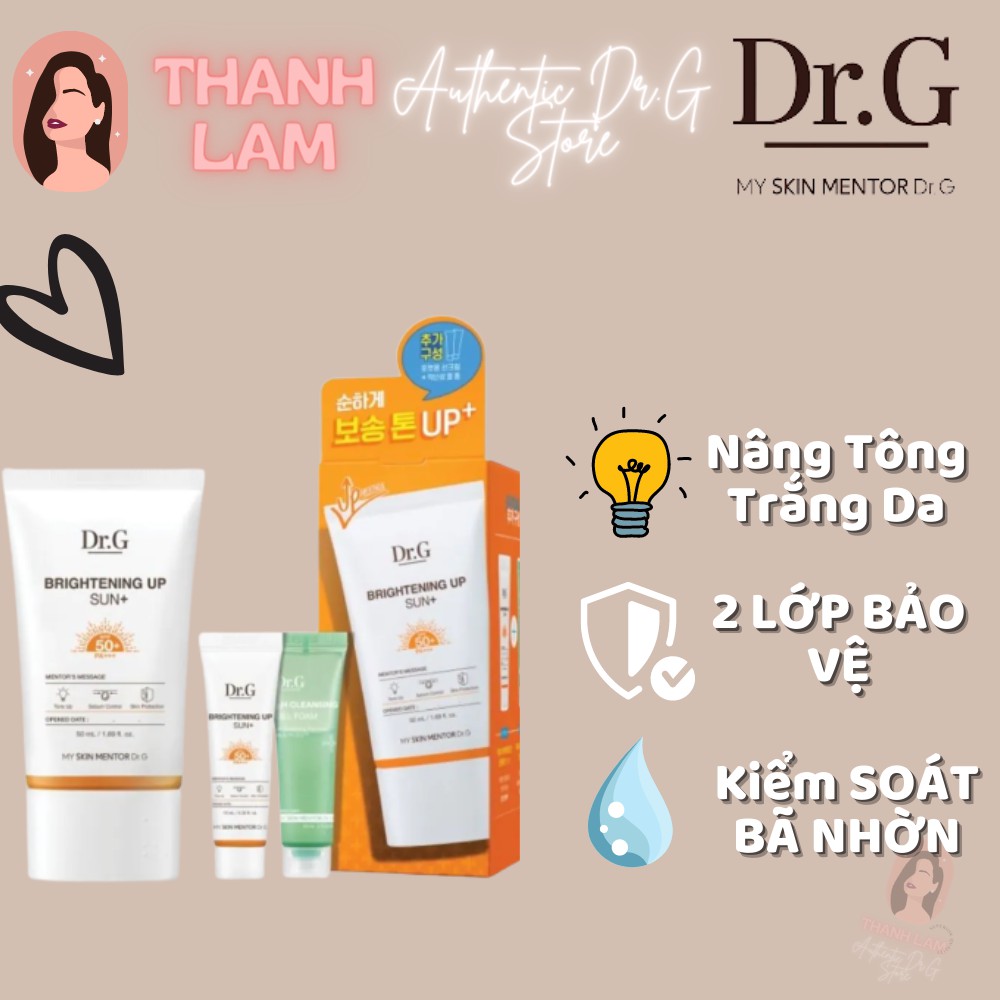 SET Kem chống nắng nâng tông da Dr.G Brightening Up Sun 𝑺𝑷𝑭 50 𝑷𝑨+++ | BigBuy360 - bigbuy360.vn
