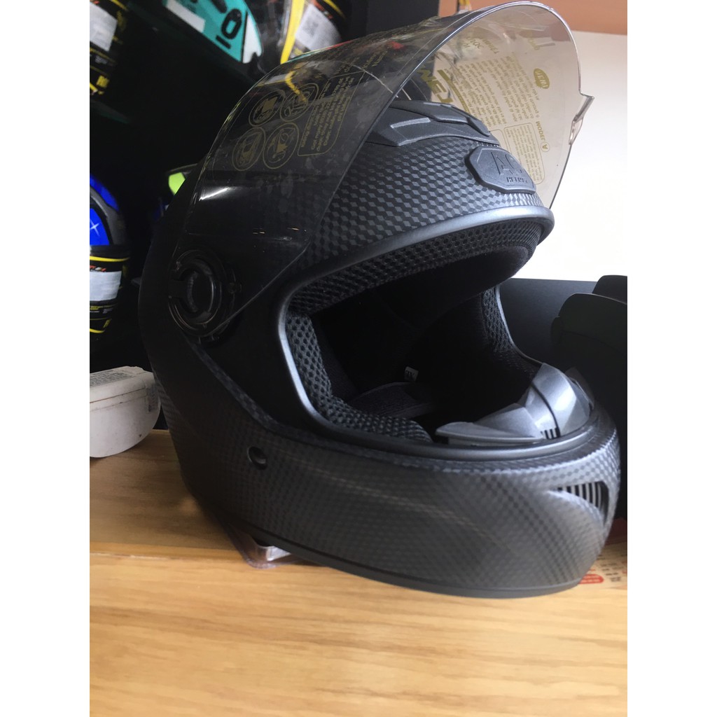 Mũ bảo hiểm fullface AC 136 Full Carbon