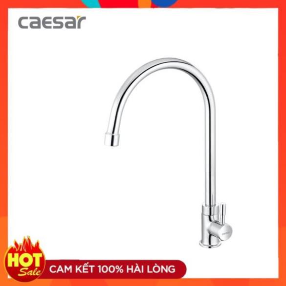 Vòi Bếp Lạnh-vòi rửa chén CAESAR K035C chính hãng đầu vòi điều chỉnh 2 chế độ (lắp chậu)