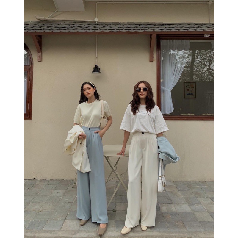 QUẦN SUÔNG NỮ - Chất liệu Kaki cao cấp - Phiên bản Màu Pastel -  [THIẾT KẾ] | BigBuy360 - bigbuy360.vn