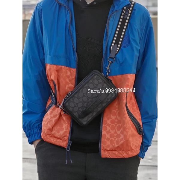 Túi đeo chéo nam Coach dáng clutch cầm tay C3780 - 2 màu sale