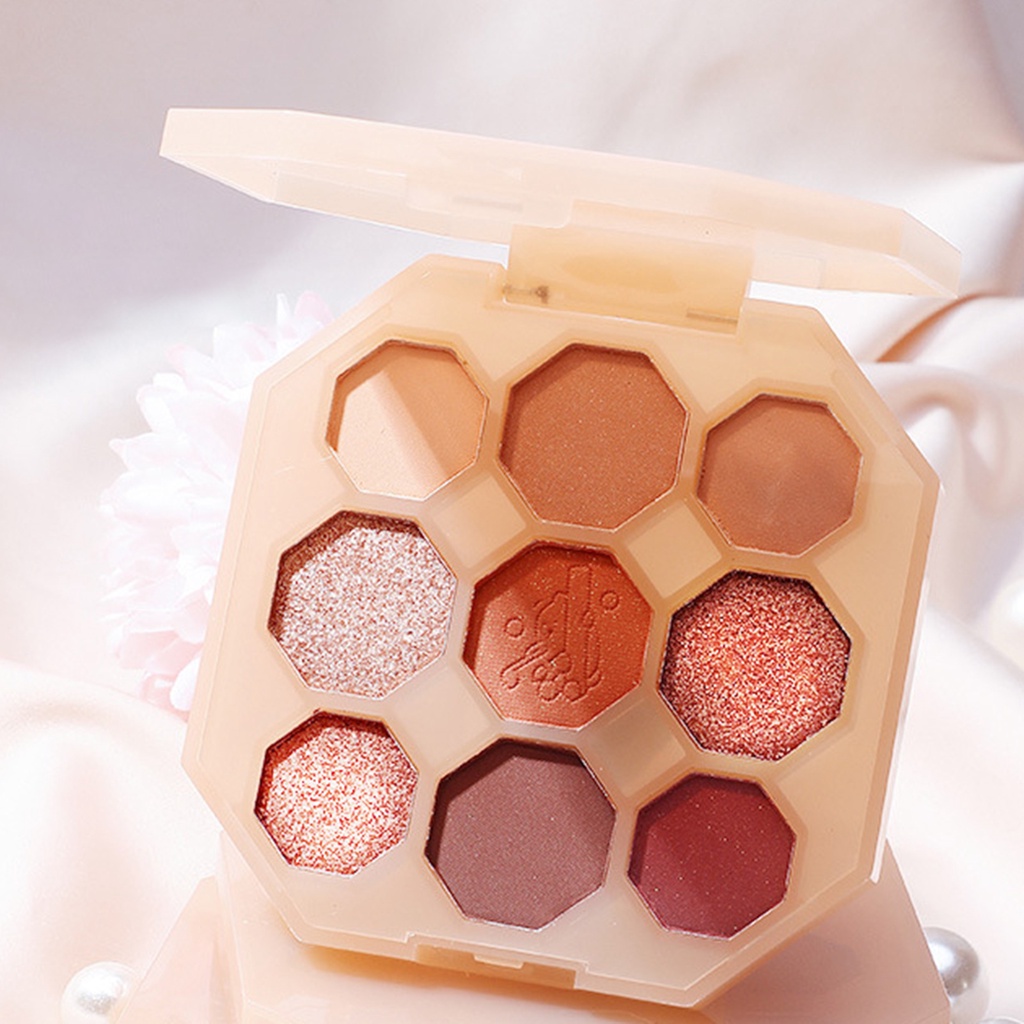 Bảng Phấn Mắt 9g Nhiều Màu Sắc Trọng Lượng Nhẹ Tiện Dụng