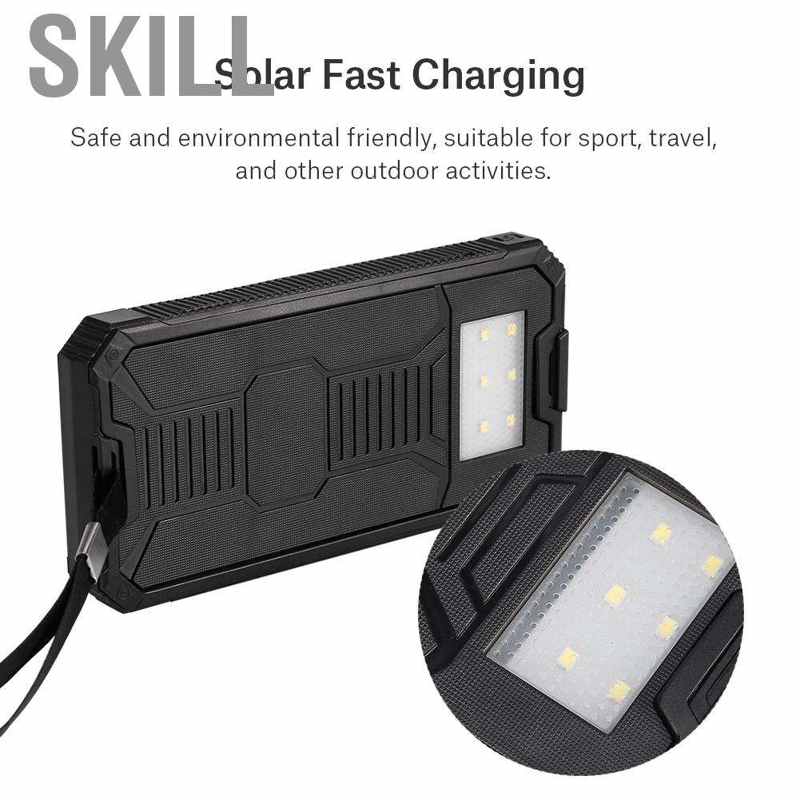 Pin Sạc Dự Phòng Năng Lượng Mặt Trời 20000mAh