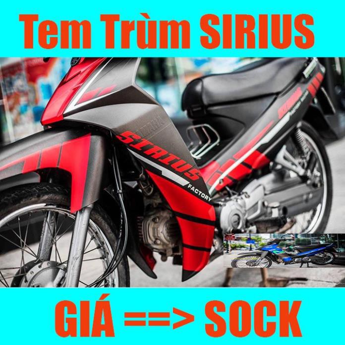 GIẢM Tem trùm sirius đen nhám mosnter