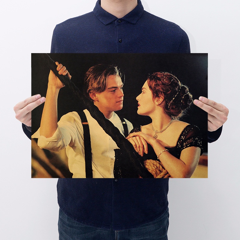 Poster Tàu Titanic Phong Cách retro 50.5 * 35cm