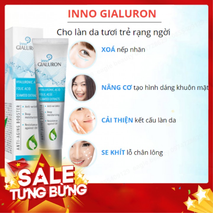 Serum INNO GIALURON 40ml chống lão hóa xóa nhăn chính hãng Nga - huyết thanh inno