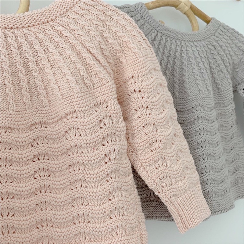 Áo Khoác Len Phong Cách Hàn Quốc Cho Bé Gái