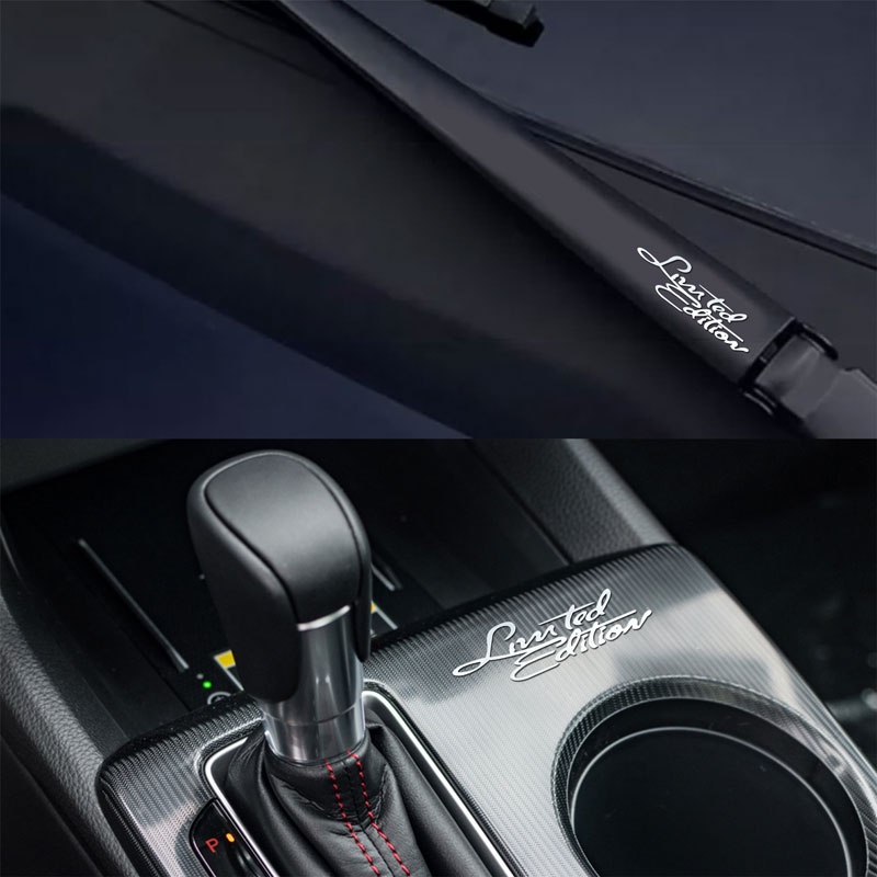 Miếng Dán Kim Loại In Chữ Limited Edition Trang Trí Cho Xe Hơi Laptop Xe Máy