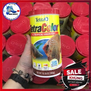 Thức ăn cá cảnh Tetra Color 300gr | Cám kích màu cá, hỗ trợ lên màu đẹp thích hợp nhiều loại cá Thủy Sinh, cá Đĩa