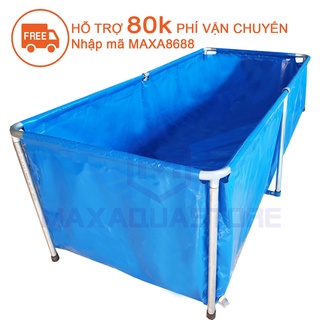 Bể bơi lắp ghép, hồ bơi cho bé, bể bơi khung kim loại KT 2.5x1x0.8m *** Rẻ - Đẹp - Chất lượng ***