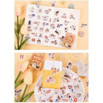 Set 45 sticker hình mèo ảo thuật cute-Boba