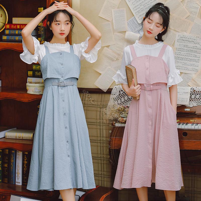 Đầm hai dây phong cách trẻ trung cho nữ