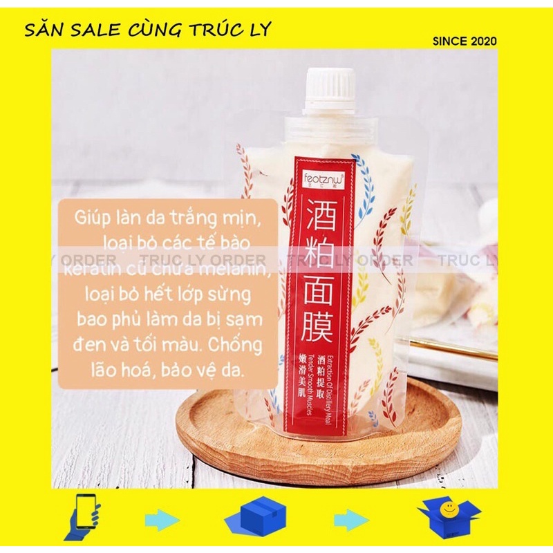 MẶT NẠ TRÀ XANH và RƯỢU SAKE