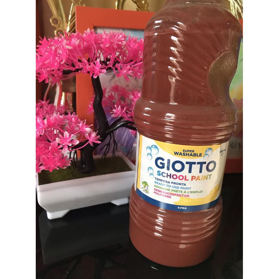 (Hàng Mới Về) Sơn Vẽ Giotto Trường Học Dung Tích 1000ml