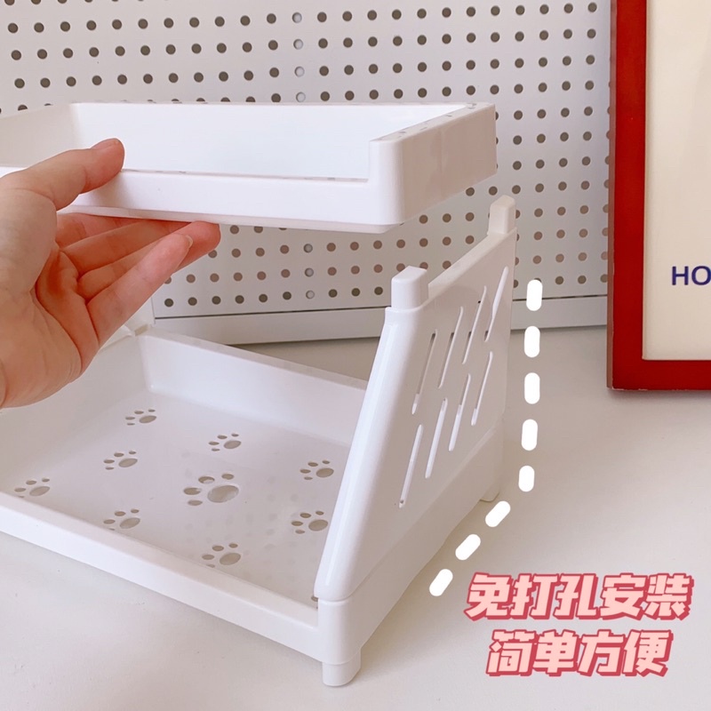 Kệ chân mèo mini đựng đồ tiện ích dễ thương