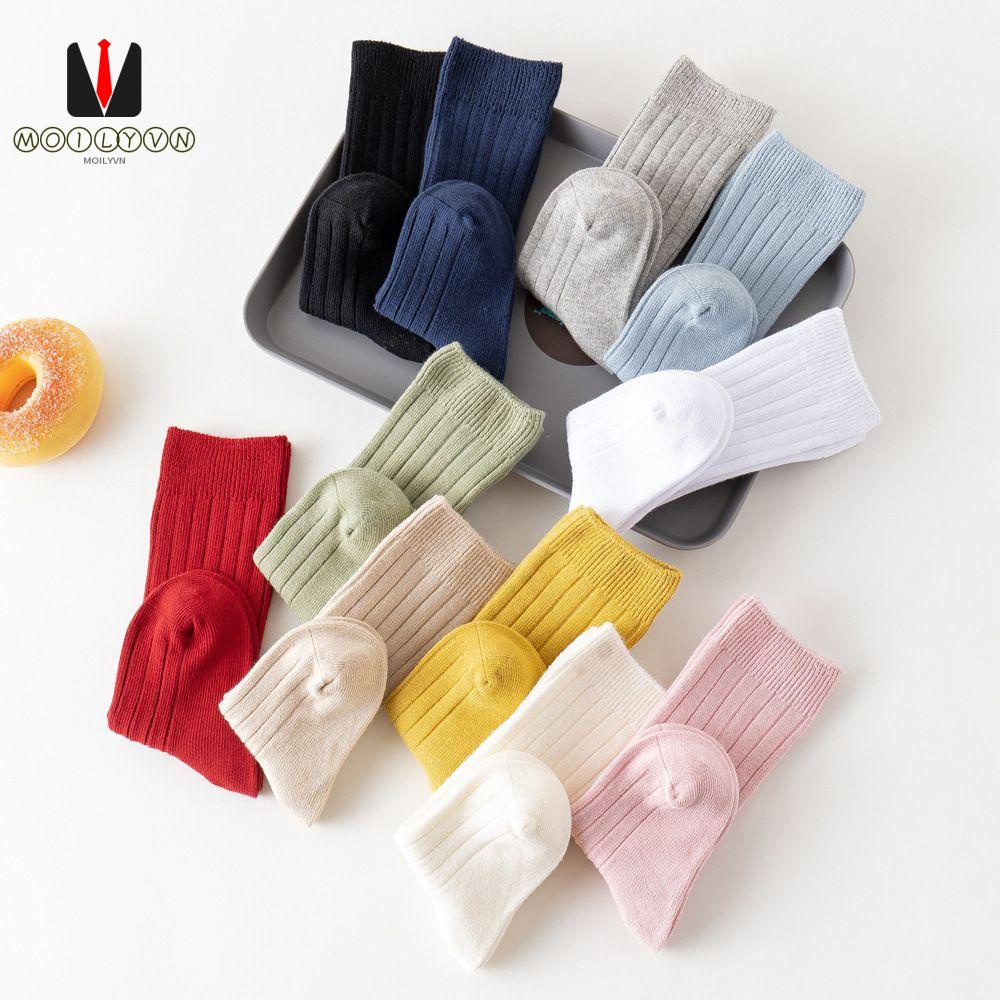 Vớ Cotton Mềm Mại Giữ Ấm Thoáng Khí Nhiều Màu Thời Trang Thu Đông Cho Nam Và Nữ