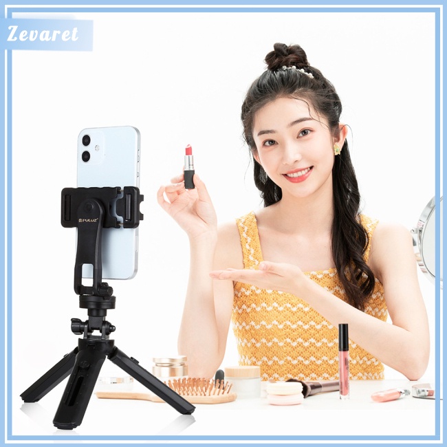 Kẹp Gắn Điện Thoại Zevaret Xoay 360 Độ Đa Chức Năng Dùng Để Chụp Hình Trên Điện Thoại
