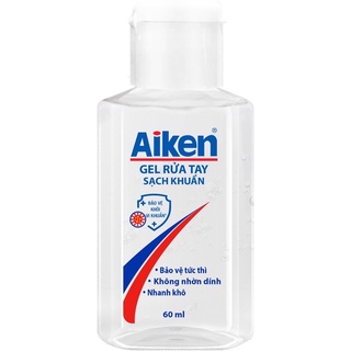 Gel rửa tay sạch khuẩn aiken 60ml
