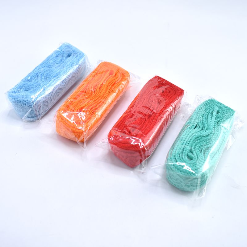 Cuộn Ren Ruy Băng 22mm Dài 10M Bằng Cotton Phối Ren Dùng May Trang Phục