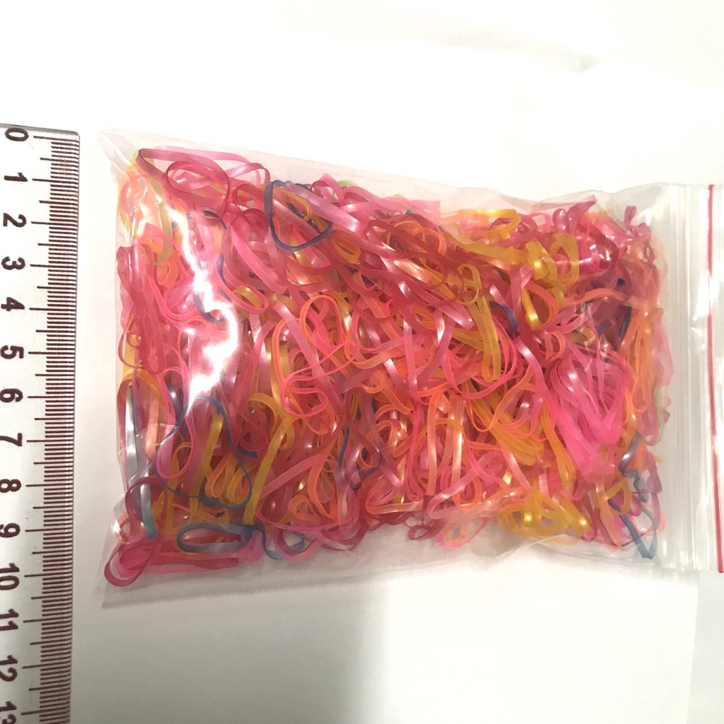 Bịch 100gr Thun màu - Thun đen cột tóc