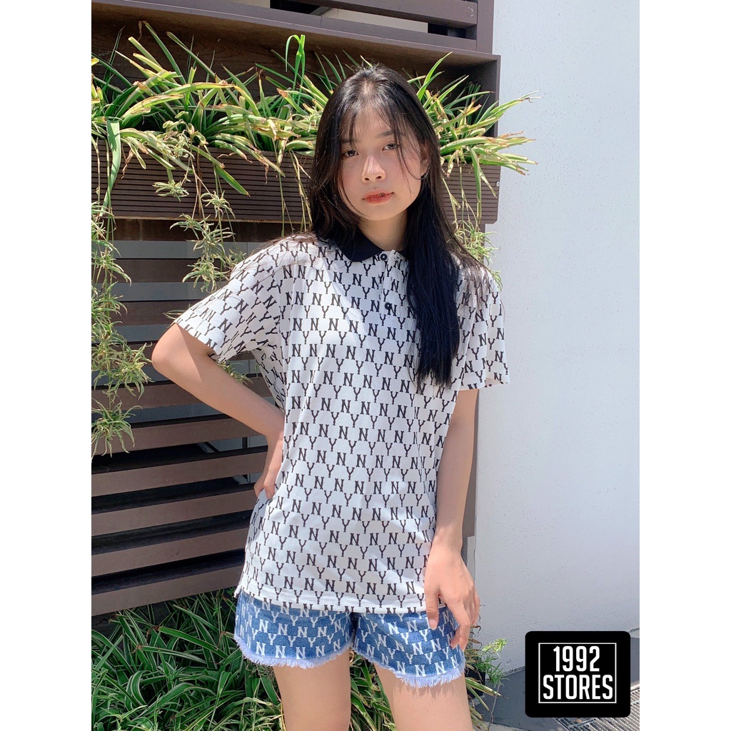 Áo Polo Ny Mlb Monogram , Áo Thun Ny Mlb Monogram Nữ | BigBuy360 - bigbuy360.vn
