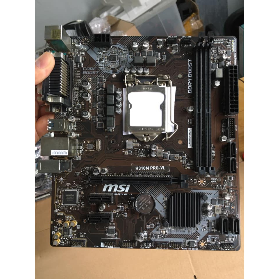 Main msi H310M PRO-VL chính hãng công ty Mai Hoàng phân phối mới 95%