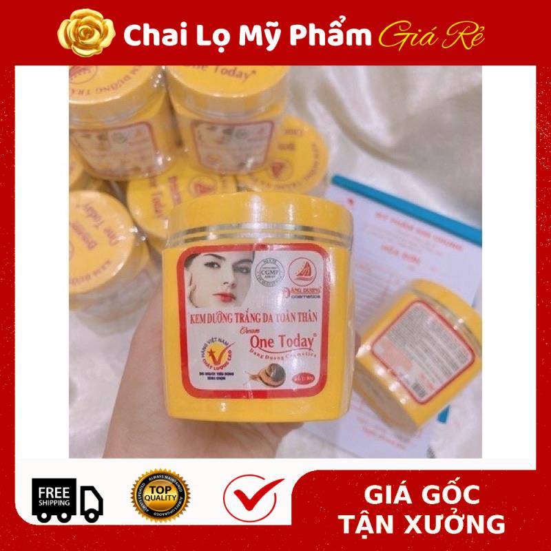 Kem Dưỡng Da ❤ RẺ VÔ ĐỊCH ❤  Kem dưỡng trắng da body One Today , nguyên liệu, công thức làm kem trộn trắng da body