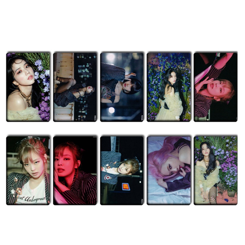 Set 10 tấm thẻ ảnh lomo hình nhóm nhạc Kpop Blackpink