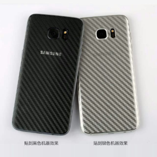 Dán lưng mặt sau vân Carbon GOR cho Note 8 S9 S9Plus S8 S8Plus S7Edge S7 Note FE Note5 S6E+ S6E S6