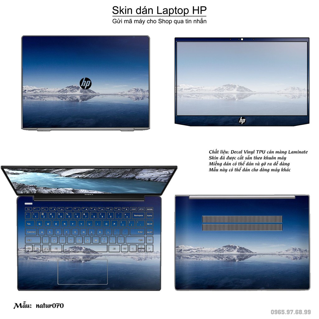 Skin dán Laptop HP in hình thiên nhiên nhiều mẫu 3 (inbox mã máy cho Shop)