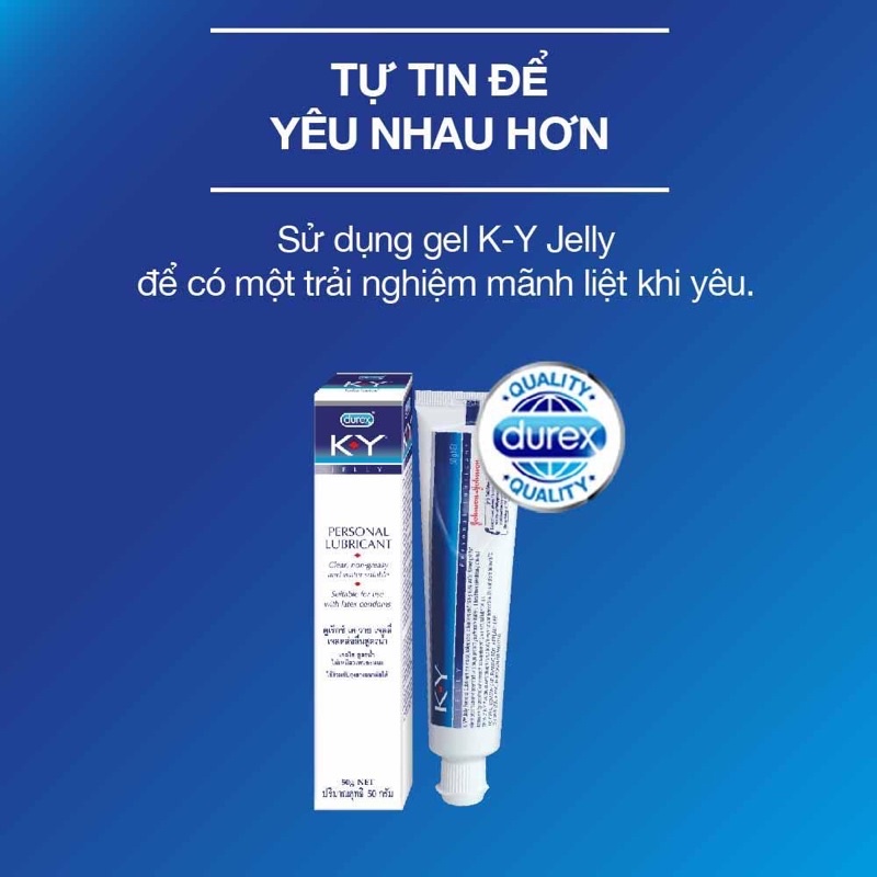 KY Gel Bôi Trơn Durex Thái Lan Chính Hãng tuýp 50g