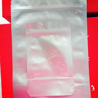 Túi zip 2 mặt bạc.