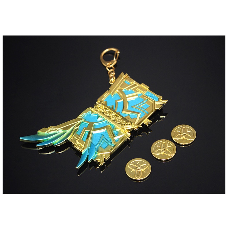 Móc Khoá Mô Hình Pháp Khí Genshin Impact 6-&gt;8cm