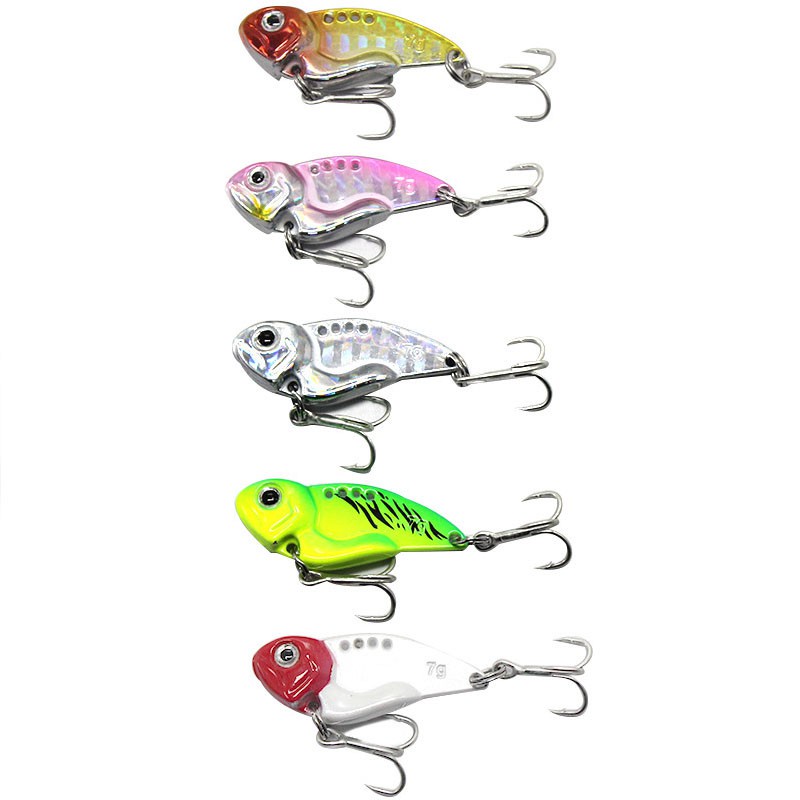 Mồi câu lure cá sắt VIB_Size 7g mồi lure cá lóc lưỡi BKK siêu bền siêu bén_Đồ câu lure_Dụng cụ câu cá