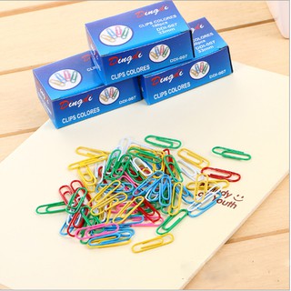Kẹp nghim giấy nhiều màu đẹp kim loại