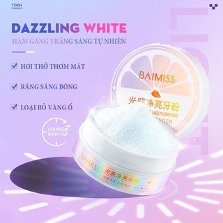 MẪU THỬ  Bột Làm Trắng Răng BAIMISS, Chăm Sóc Răng Miệng &amp; Làm Hơi Thở Thơm Mát 1.5g BMYR76