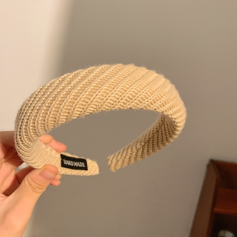 Băng Đô Cài Tóc Bản Rộng Bằng Xốp Phong Cách Hàn Quốc