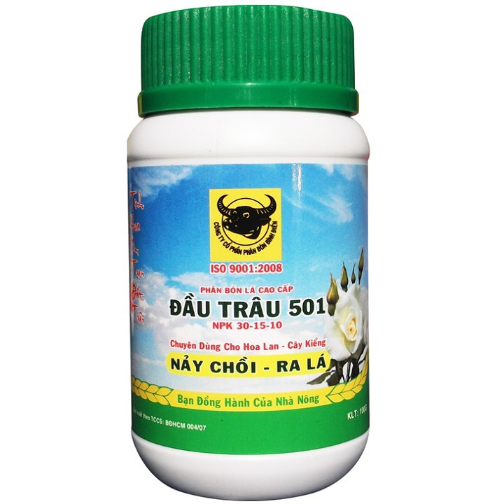 PHÂN BÓN ĐẦU TRÂU 501 NẢY CHỒI, RA LÁ