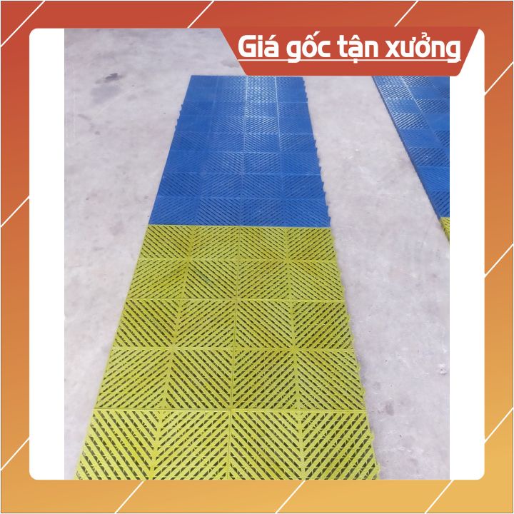 Tấm Lót Chịu Lực SIÊU BỀN, Tấm Nhựa PP Trải Sàn, Lót Sàn Rửa Xe Cho Gara Ô tô - Trung Tâm Chăm Sóc Xe
