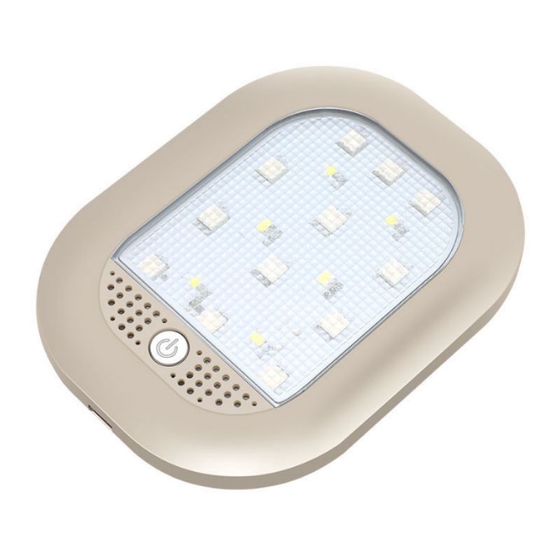 Đèn led đán trần xe hơi sạc usb (chế độ 8 màu),,,