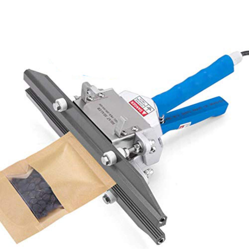 Máy hàn miệng túi chuyên dụng vinhkhang-shop 20cm và 30cm, mép hàn 10mm, kẹp hàn miệng túi cà phê, túi zip, túi craft