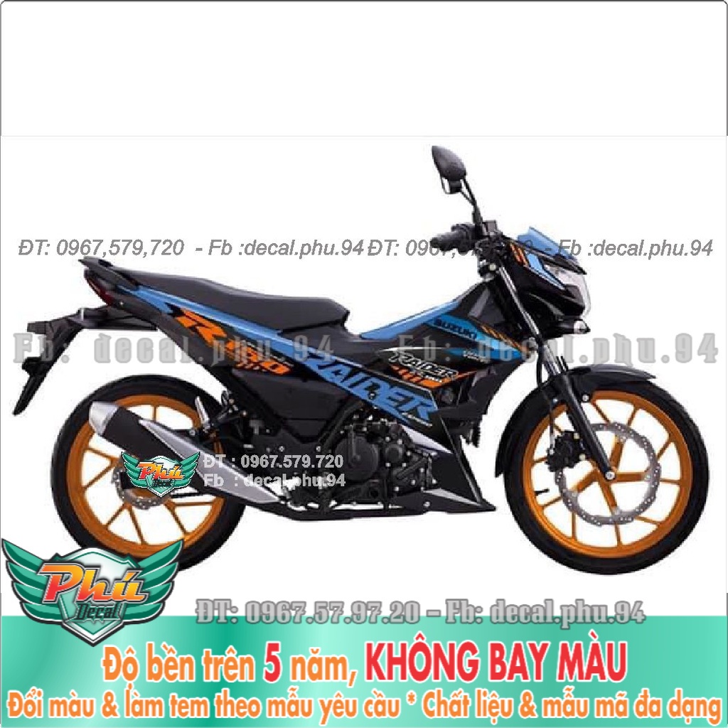 Tem Rời Raider Xanh đen (K) -1