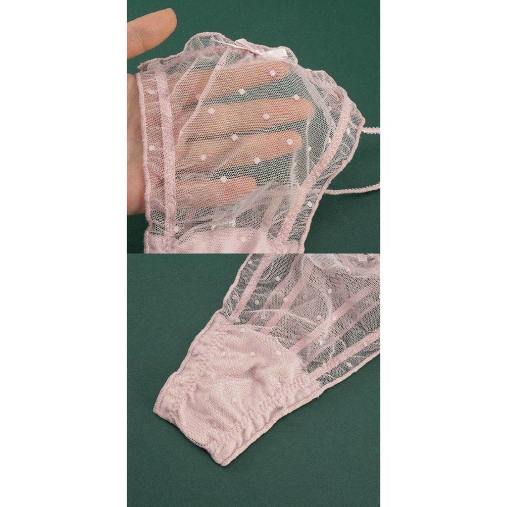 Quần Lót Nữ Ren lọt khe xuyên thấu dây hai mảnh điệu đà sexy quyến rũ mã T055