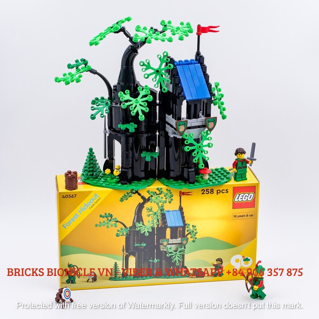 LEGO SYSTEM - ĐỒ CHƠI XẾP HÌNH LEGO CASTLE SYSTEM - 40567 FOREST HIDEOUT - KHU RỪNG BÍ ẨN