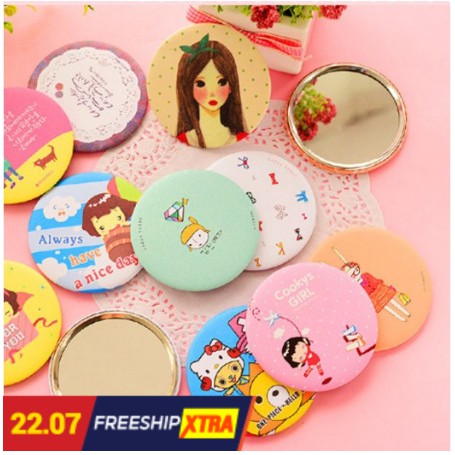 Gương tròn bỏ túi mini