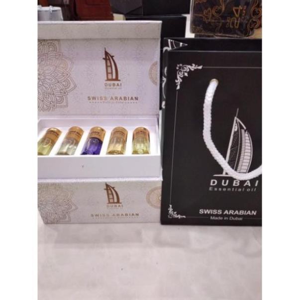 Set 5 chai Tinh dầu nước hoa Dubai | Thế Giới Skin Care