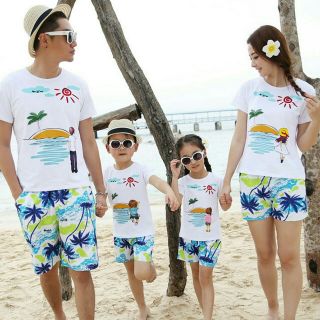 Đồ đi biển mẫu cây dừa 001