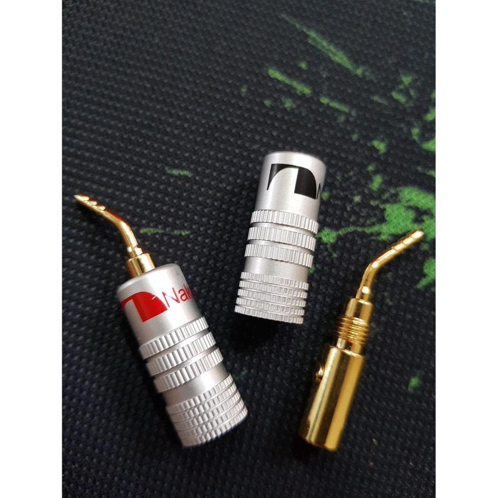 04 cái jack loa mỏ chim NaKaMiChi/ 04 cái Jack mỏ chim Nakamichi