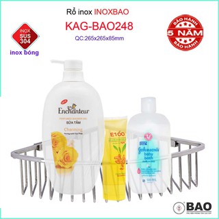 KỆ ĐỰNG XÀ PHÒNG BẢO INOX KAG-BAO248