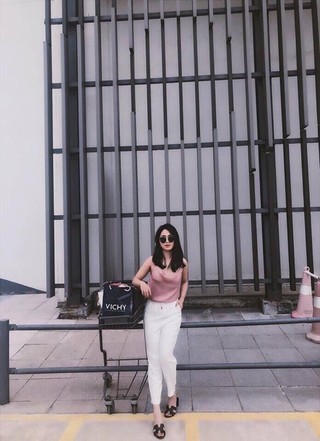 Áo dây lụa cổ đổ